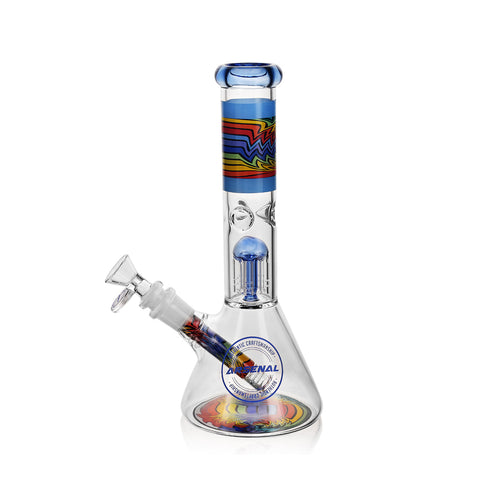 Arsenal Rainbow Thunder Percolator Bong