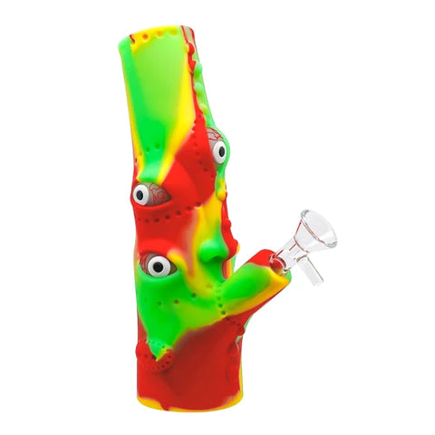 Arsenal Alien Eyes Silicone Waterpipe w/ Bowl - Assorted Colours