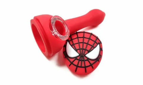 Spider Man Silicon Pipe