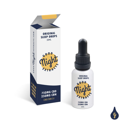 Good Night Extracts, Original Sleep Drops - CBD CBN