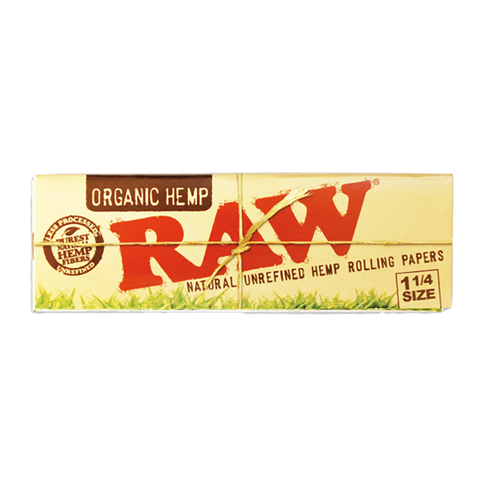 RAW ORGANIC HEMP 1 1/4 PAPERS