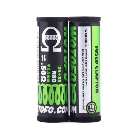 Wotofo 0.5ohm Fused Clapton Prebuilt Coils