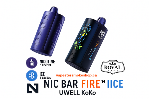 UWELL KOKO NIC BAR FIRE N' ICE 60K PUFF (INTENSE) Royal Vape UWELL KOKO NIC BAR FIRE N' ICE 60K PUFF (INTENSE) Royal Vape