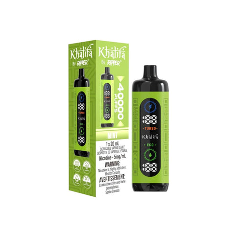 Khalifa Bar Hookah Shisha 60K Puff Disposable By Ripper