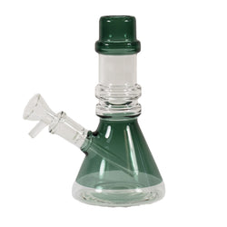 Glass Water Pipe Beaker Design With Downstem - 188 Grams - 6.5 Inches - [N-BN041 / BN041]