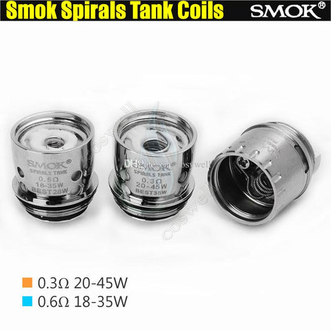SMOK Spirals Tank Replacement Coil pack of 5